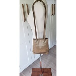 Vintage Liz Claiborne Shoulder Bag Womens Gold Metallic Mini Villager